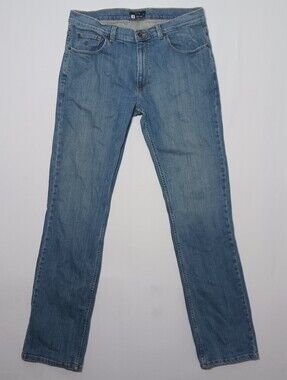Turtleson Mens Relaxed Fit Jeans 38X36 Medium Blue Wash Stretch Denim